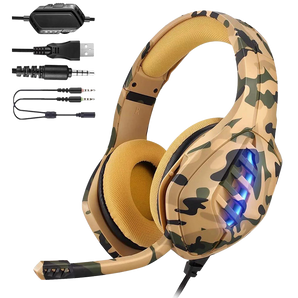 Audifono Gamer J1 Camuflado
